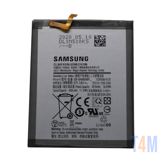 BATERIA SAMSUNG GALAXY S20 PLUS/SM-G985F EB-BG985ABY 3.86V/4370MAH